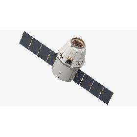 ISS Module Dragon 3D model